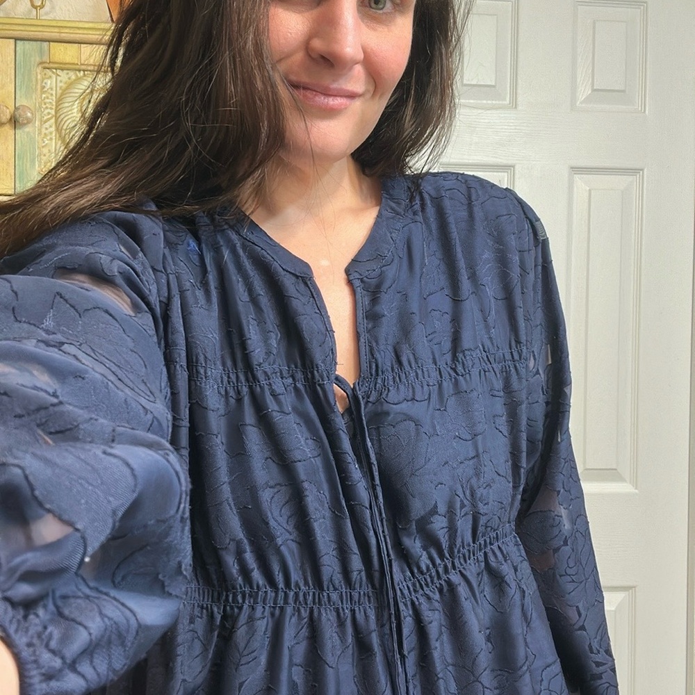 Navy Blue Women's Top